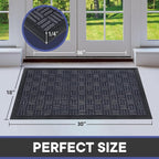 Mibao Front Door Mat Outdoor Entrance, 29.5" x 17" Heavy Duty Welcome Mat - Image 2