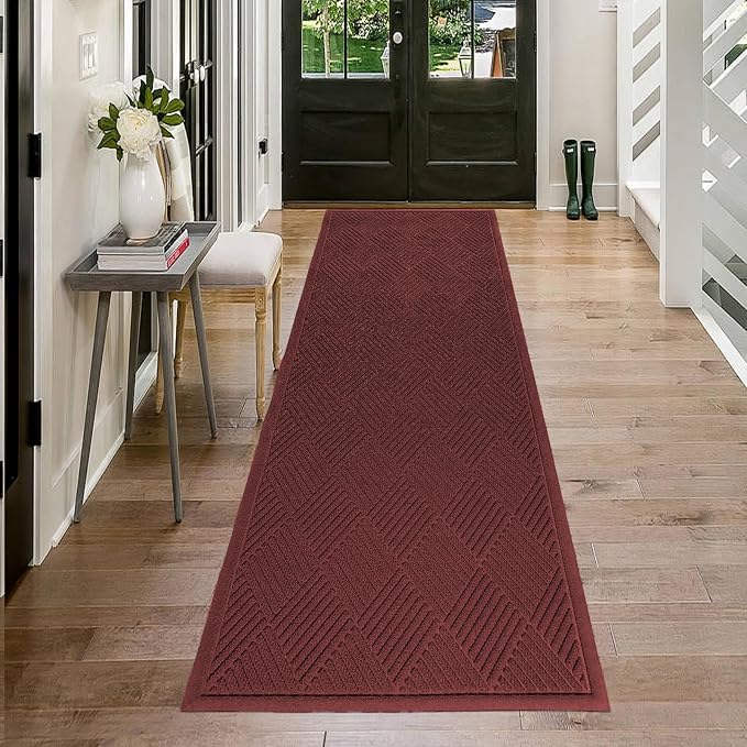 HIYARD Durable Front Door Mat, Absorbent Muddy Dirt Resist Welcome Door Mats by HIYARD