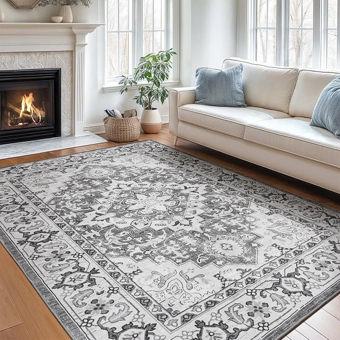 Lofus 5x7 Area Rugs for Living Room, Washable Area Rug, Rugs for Bedroom by Lofus