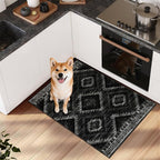 BESTSWEETIE Area Rug 2x3 Rug Machine Washable Non-Slip Low Pile Print Pattern - Image 4