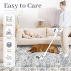 XLUEZ Area Rug 10x12 Living Room Rugs, Machine Washable Vintage Distressed Boho - Image 5