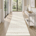 cotiled Hallway 2.6x10 Runner Rugs: Washable Boho Rugs by COTILED