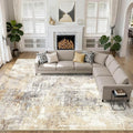 LOONGRUG 10x14 Area Rugs Living Room: Washable Large Abstract Modern Soft Rug by LOONGRUG