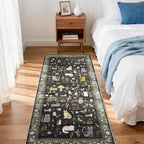 2x5 Washable Rug Runner, Non Slip Low Pile Hallway Cat Runner Rug, Stain - Image 8