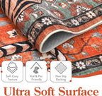 Moynesa Tiger 5x7 Area Rug, Boho Washable Living Room Rug, Non Slip Rugs - Image 4