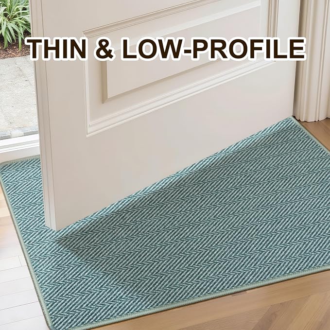 Ultra Thin Door Mat Indoor Entrance 17"x29", Low-Profile Indoor Door Mat - Image 6