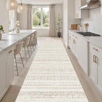 cotiled Hallway 2.6x10 Runner Rugs: Washable Boho Rugs - Image 7