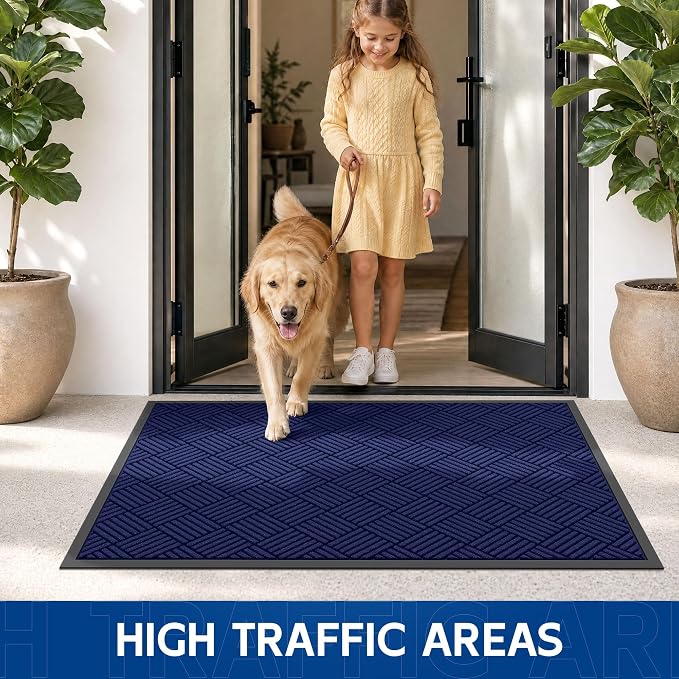 Durable Indoor Outdoor Door Mat, Non-Slip Backing, Stain and Fade Resistant - Image 7