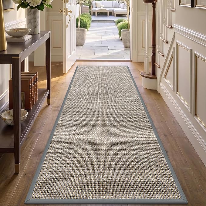 DEX Hallway Runner Rug 2'4''x8, Non Slip Rubber Backing Inside Entryway Carpet - Image 7