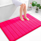 OLANLY Memory Foam Bath Mat 44x32, Super Soft Absorbent Bathroom Rugs, Quick Dry by OLANLY