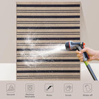 Tangsoo Stripe Easy Jute Rug 4x6 - Image 5