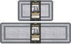 Mattitude Kitchen Mats Set of 2 Cushioned Rugs 0.47 inch Thick Anti-Fatigue Mats by Mattitude