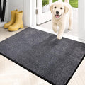 PURRUGS Dirt Trapping Door Mat 20" x 31.5", Non-Slip Machine Washable Entryway by PURRUGS
