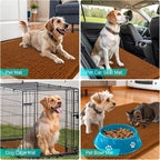 OLANLY Dog Door Mat for Muddy Paws 35x24, Absorbs Moisture and Dirt, Absorbent - Image 7