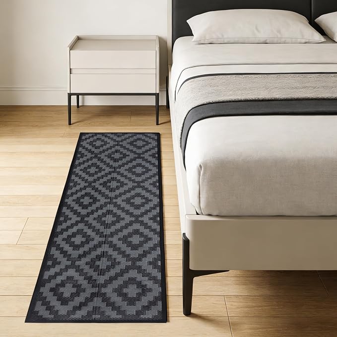 SAND MINE Waterproof Outdoor Rug, Plastic Reversible Rug, Modern Area Rug - Image 5