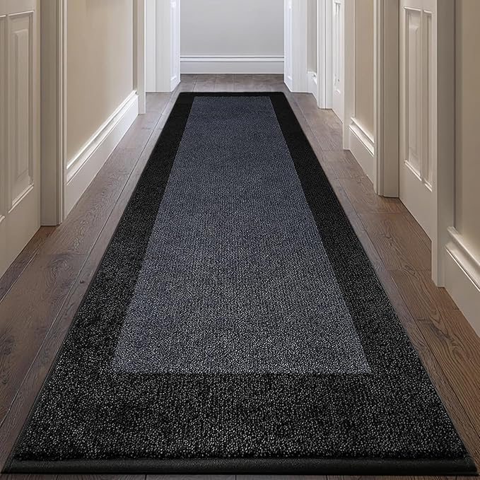 Machine Washable Runner Rug 32" x 96", Non Slip Kitchen Mat by Unknown