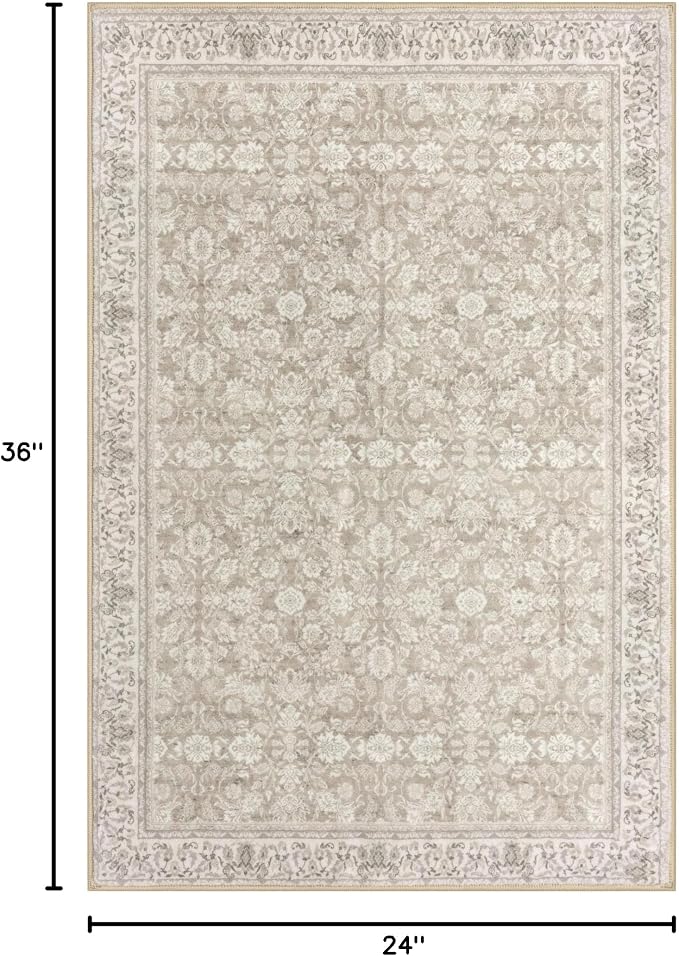 SIILOOM 2x3 Washable Rug Soft Area Rug - Image 2