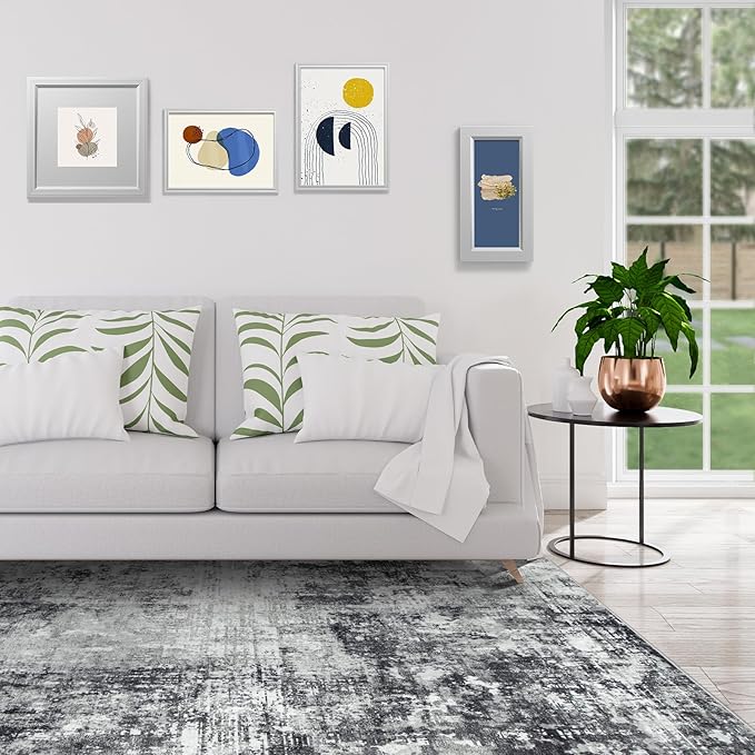 6x9 Area Rugs for Living Room Rug Washable: Modern Rug for Dining Room Bedroom - Image 9