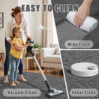 5x8 Area Rug for Living Room:Ultra Soft Fluffy Shag Dark Grey Rugs, Large Fuzzy - Image 7