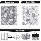 Pauwer Waterproof Outdoor Rug 9x12, Reversible Plastic Straw Patio Camping Rug - Image 2