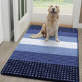 Kitinjoy Indoor Outdoor Door Mat, 48x30 Non-Slip Absorbent Dirt Trapper by Kitinjoy
