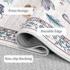2.5x8 Runner Rug for Hallway Washable Kitchen Rugs Non Slip - Image 5