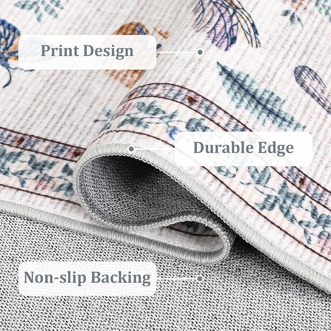 2.5x8 Runner Rug for Hallway Washable Kitchen Rugs Non Slip - Image 5
