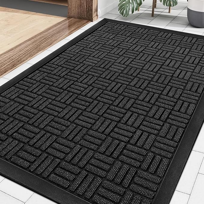 Mibao Front Door Mat, Heavy Duty Durable Welcome Mat by Mibao