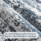 Runners for Hallways Ultra Non-Slip 2x8 Washable Kitchen Rug Abstract Tear and - Image 4