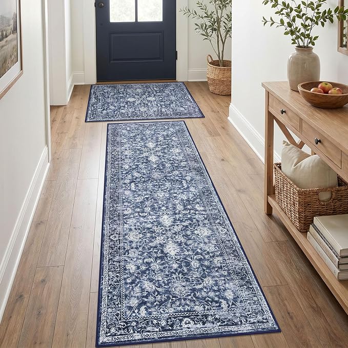 KILOCOCO Kitchen Rug Runner Sets of 2PCS 2x3 and 2x6 Washable Area Rug Non Slip - Image 7
