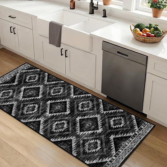 BESTSWEETIE Area Rug 2x4 Rug Machine Washable Non-Slip Low Pile Print Pattern - Image 8