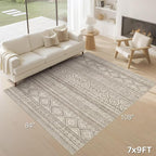 cotiled 7x9 Area Rugs Living Room Rug: Washable Boho Rugs - Image 9