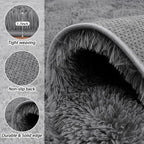 5x7 Fluffy Fuzzy Area Rug for Living Room Bedroom, Ultra Soft Rugs for Living - Image 5