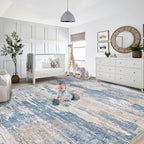 XLUEZ 9x12 Area Rug for Living Room, Washable Modern Abstract Large Area Rug - Image 6