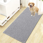 OLANLY Dog Door Mat for Muddy Paws 47x24, Ultra Absorbent Chenille Mud Doormat by OLANLY
