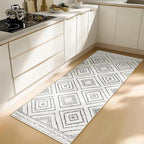 BESTSWEETIE Area Rug 2x6 Rug Machine Washable Non-Slip Low Pile Print Pattern - Image 2
