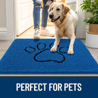 OLANLY Dog Door Mat for Muddy Paws 36x24, Paw Print Design, Absorbs Moisture - Image 6
