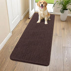 Smiry Dog Door Mat for Muddy Paws 54x24, Absorbent Dirt Trapper, Non-Slip by Smiry