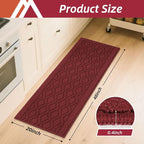 COSY HOMEER-Kitchen-Rugs-and-Mats 20"x48" Non Slip Kitchen Mats - Image 2