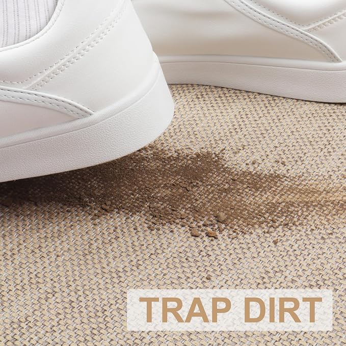 LEKEEPGO Door Mat 17"x29", Non Slip Door Mat Indoor Entrance, Rubber Backing - Image 5