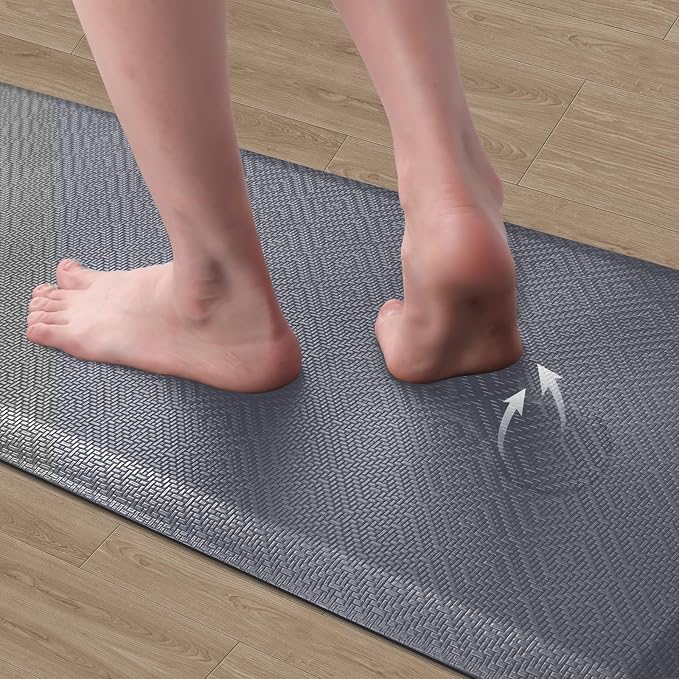 Mattitude Kitchen Mat Cushioned Anti-Fatigue Floor Mat Water Resistant Non-Slip - Image 3