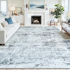 10x12 Area Rugs Washable Rug: Anti-Skid Abstract Modern Living Room Rug Soft - Image 8