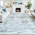 5x7 Area Rugs Washable Rug: Anti-Skid Abstract Modern Living Room Rug Soft Thin - Image 8