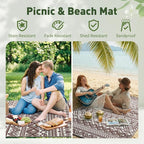 MontVoo Outdoor Rug Carpet Waterproof 5x8 Outdoor Patio Rug Mat Reverisble - Image 5