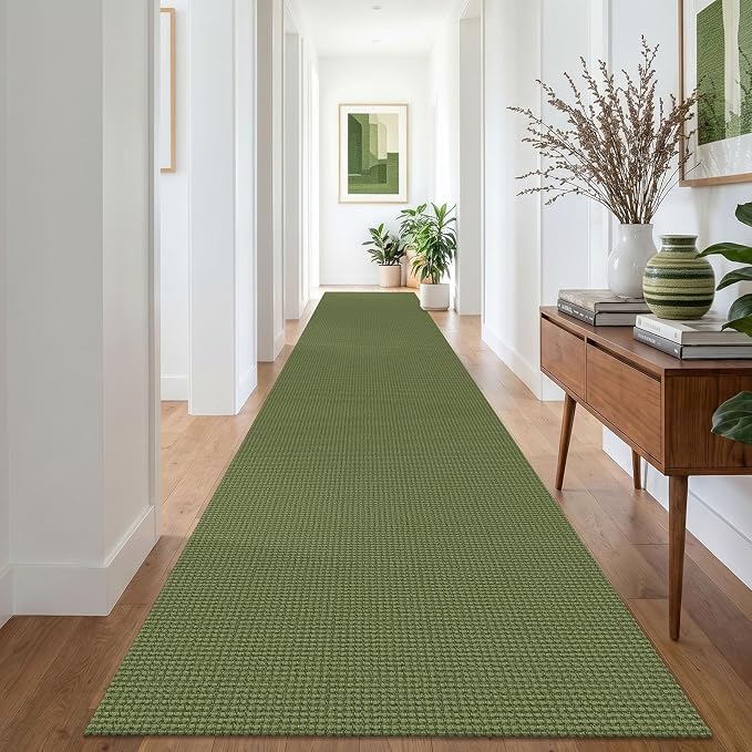 IOHOUZE Washable Exrea Long Hallway Runner Rug 3x18 Non Slip Rubber Backed - Image 8