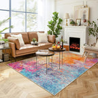 Lahome Modern Abstract Washable 6x9 Area Rugs - Image 8