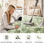 Ophanie Green and White Area Rugs - Image 6
