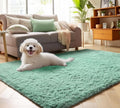 ONASAR Sage Green Area Rugs for Bedroom Living Room, 4x6 Fluffy Cute Indoor by ONASAR