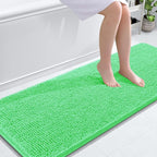 OLANLY Bathroom Runner Rugs 59x24, Soft Absorbent Chenille Bath Rugs, Rubber by OLANLY