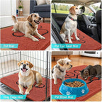 OLANLY Dog Door Mat for Muddy Paws 30x20, Paw Print Design, Absorbs Moisture - Image 7